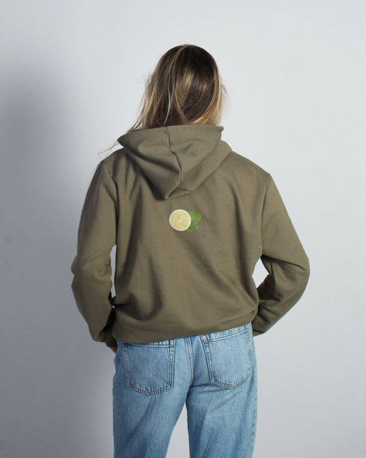 St Germain Spritz Cocktail Club Hoodie - Verde Militar