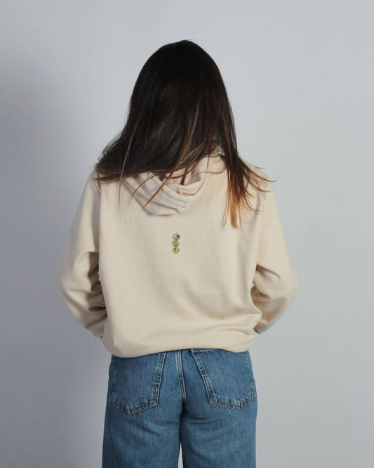 Dirty Martini Cocktail Club Hoodie - Beige