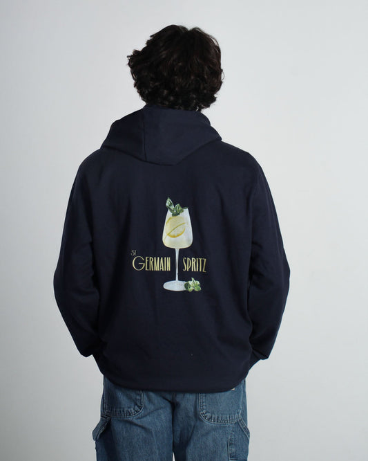 St Germain Spritz Classic Hoodie - Navy Blue
