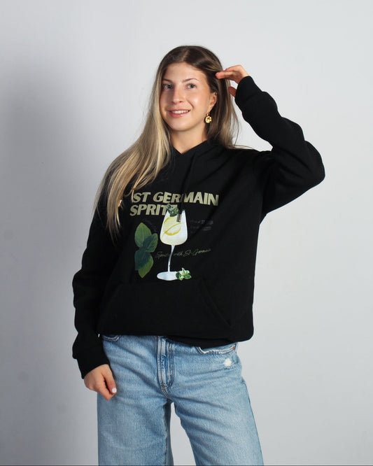 St Germain Spritz Cocktail Club Hoodie - Negro