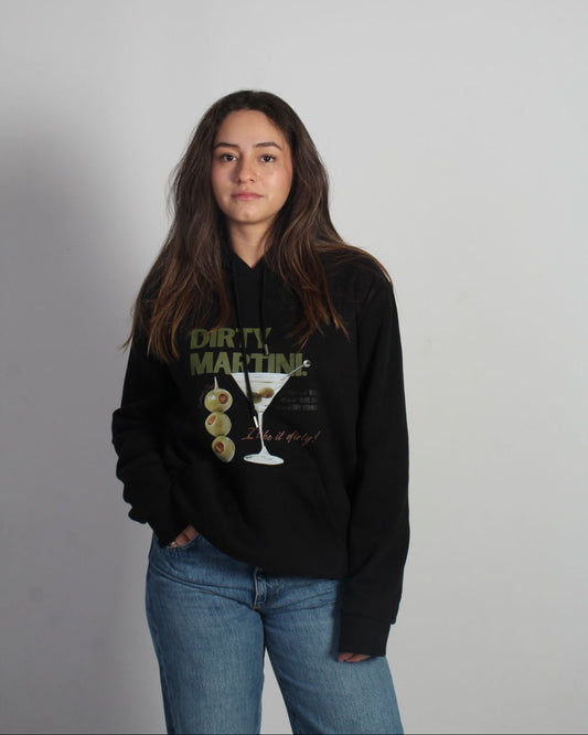 Dirty Martini Cocktail Club Hoodie - Negro